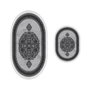 Mijölnir Juego de alfombras de baño Gris (2 piezas)